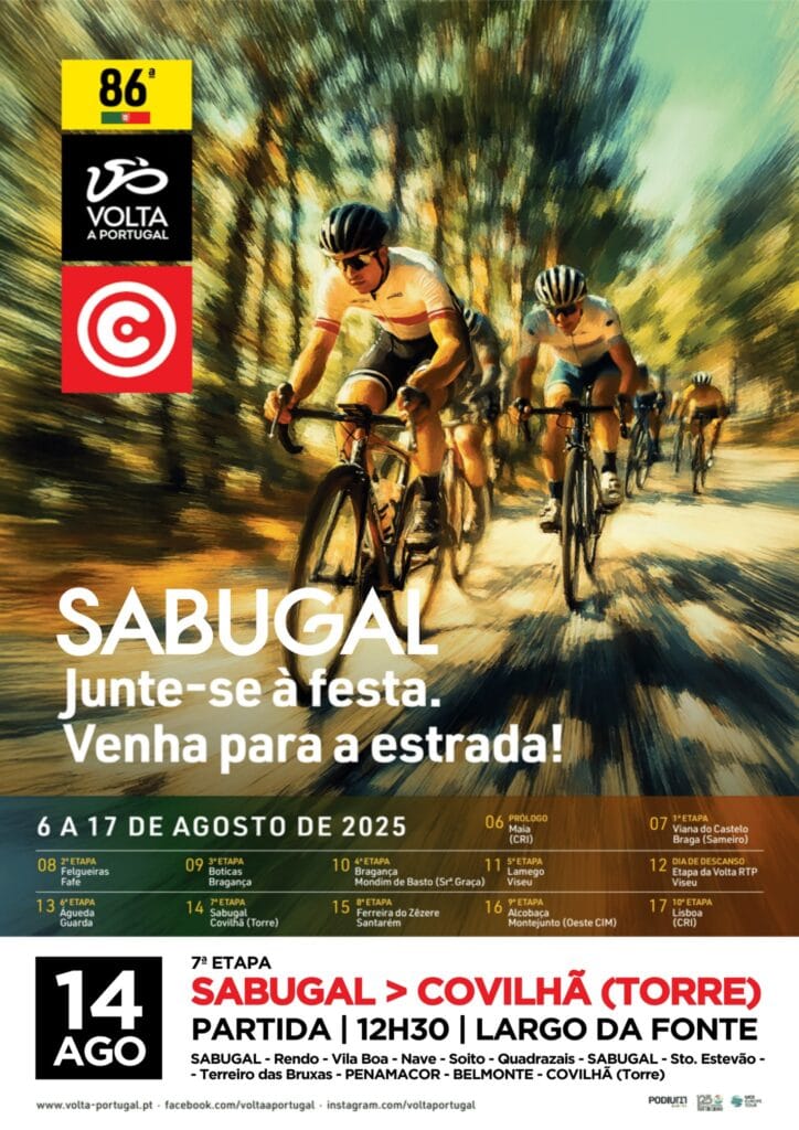 Etapa Rainha da Volta a Portugal em Bicicleta com Partida do Sabugal