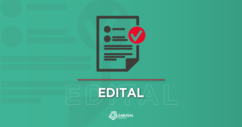 Documento com lista de itens e símbolo de validação em vermelho, sobre fundo verde turquesa.