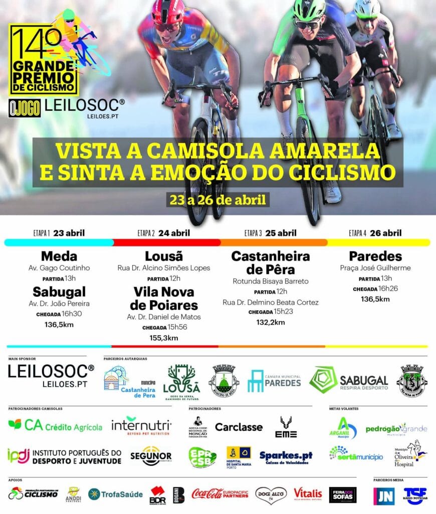 14.º GP de Ciclismo ‘O JOGO’ com Meta no Sabugal