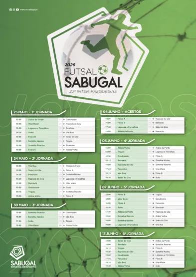 Cartaz Inter Freguesias 2026