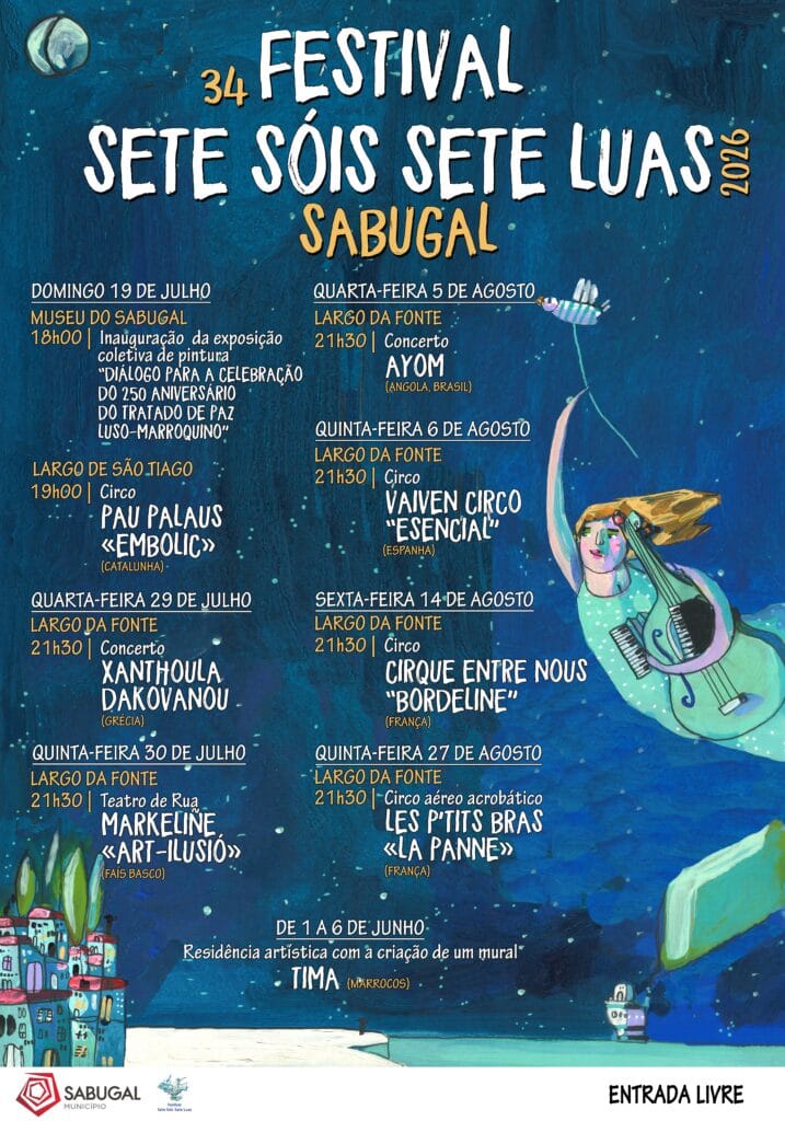 Festival Sete Sóis Sete Luas 2026 (Largo da Fonte | Museu do Sabugal)